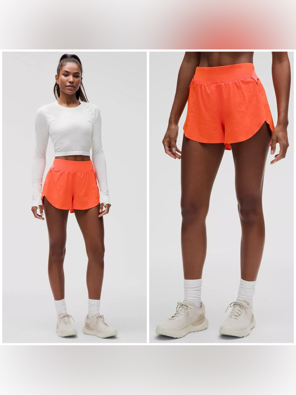 NWT Lululemon Fast and Free High-Rise Short 2” Airflow Size 4 Running Shorts